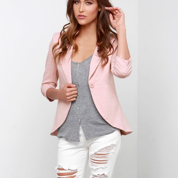 Lila Rose Jackets & Blazers - LILA ROSE | Pink Blazer